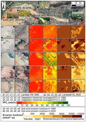 Spatio-Temporal Evolution of Sandy Land and its Impact on Soil Wind Erosion in the Kubuqi Desert in Recent 30 Years